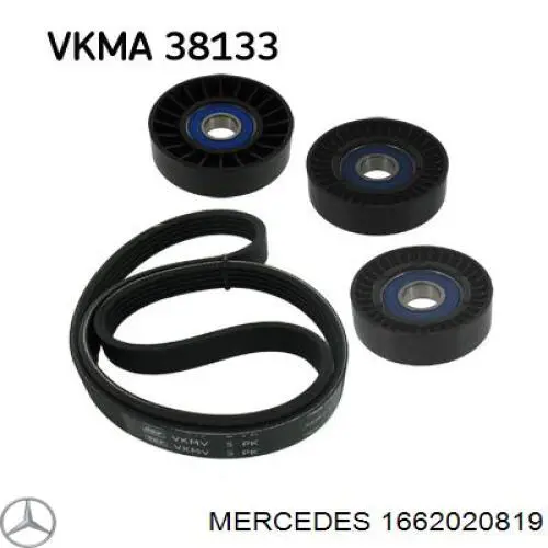 Паразитный ролик приводного ремня Mercedes 1662020819 цена, от 11.57 USD