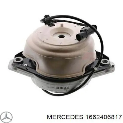 1662406817 Mercedes подушка (опора двигателя левая)