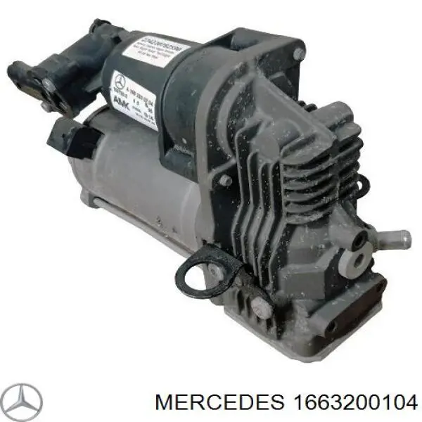 Купить 1663200104 Mercedes Компрессор пневмоподкачки (амортизаторов)