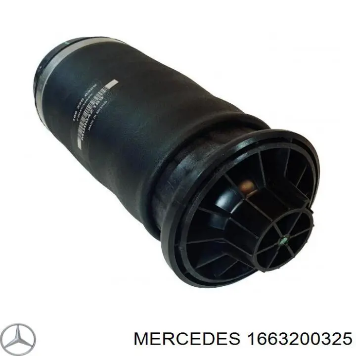 1663200325 Mercedes Пневморессора задняя