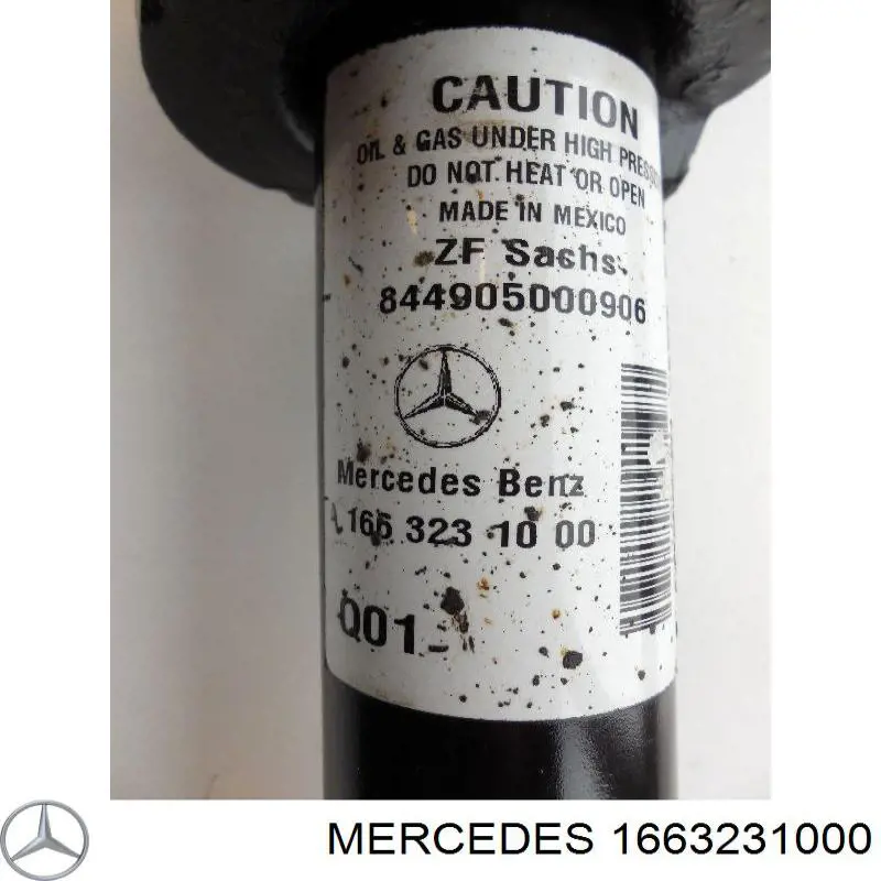 Купить 1663231000 Mercedes Амортизатор передней подвески