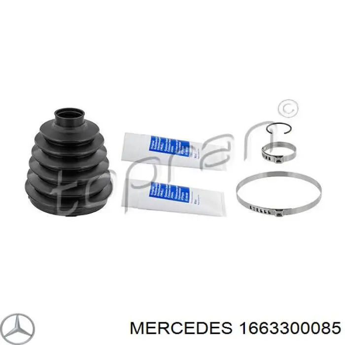 Пыльник ШРУСа наружный 1663300085 Mercedes