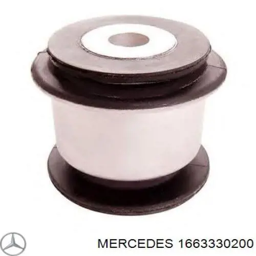 1663330200 Mercedes bloco silencioso dianteiro do braço oscilante inferior