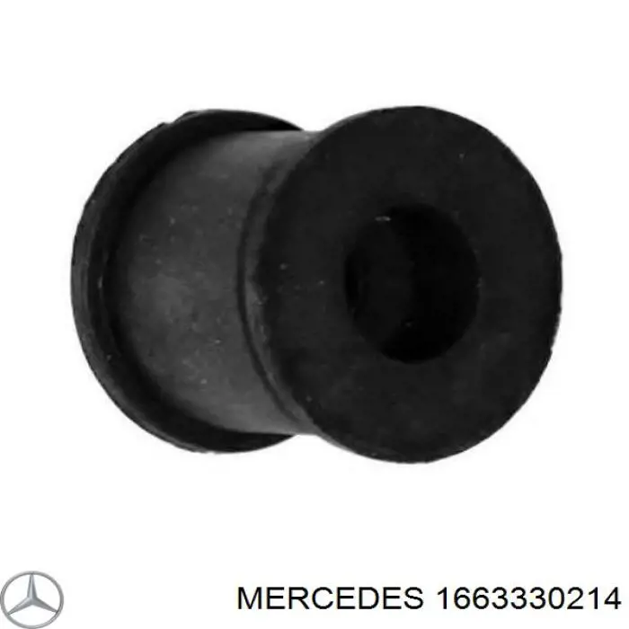 1663330214 Mercedes bloco silencioso dianteiro do braço oscilante inferior