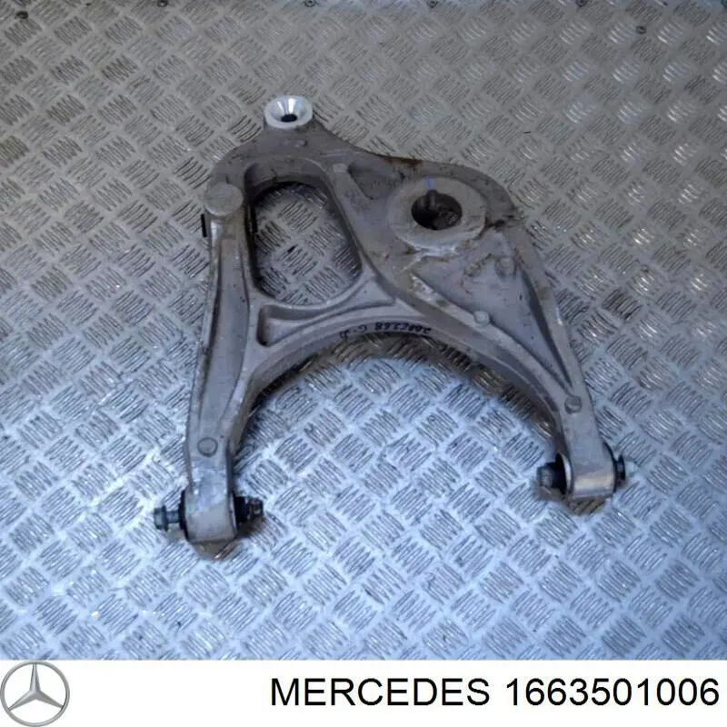 1663501006 Mercedes braço oscilante inferior direito de suspensão traseira