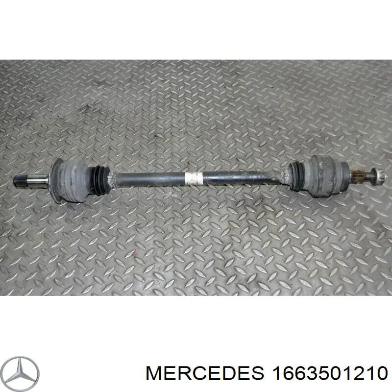 1663501210 Mercedes Полуось задняя левая