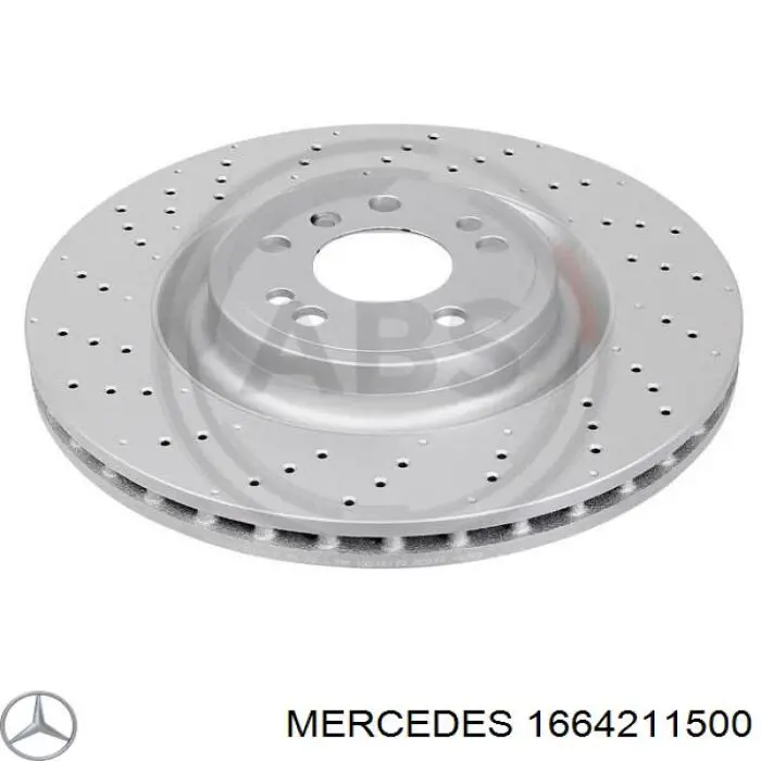 Тормоз дисковый передний Mercedes 1664211500 цена, от 120.35 USD