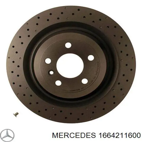 Купить 1664211600 Mercedes Ротор тормозной