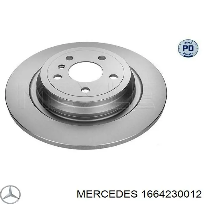 Задний тормозной диск Mercedes 1664230012 цена, от 91.17 USD
