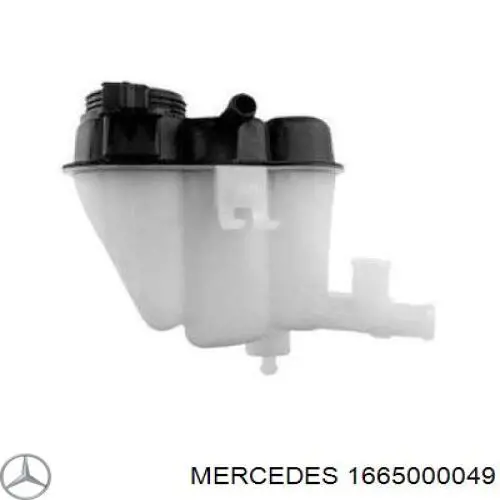 Купить 1665000049 Mercedes Водяной бачок системы охлаждения