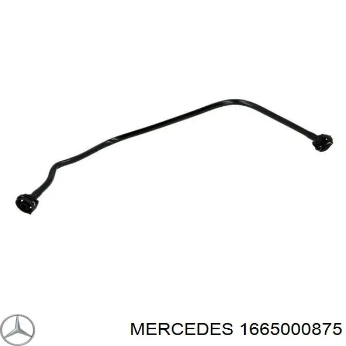 1665000875 Mercedes mangueira superior do tanque de expansão