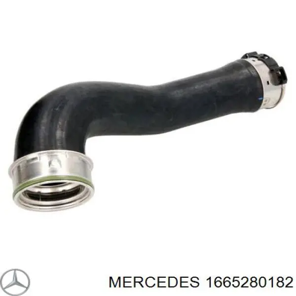 1665280182 Mercedes mangueira (cano derivado superior direita de intercooler)