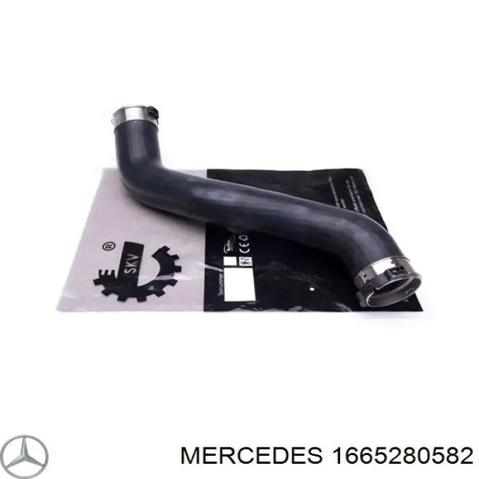 Mangueira (cano derivado) esquerda de intercooler para Mercedes ML/GLE (W166)