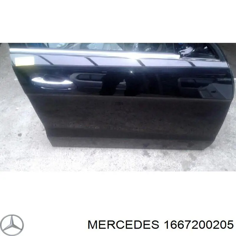 Передняя правая дверь Мерседес-бенц МЛ/ГЛЕ W166 (Mercedes ML/GLE)