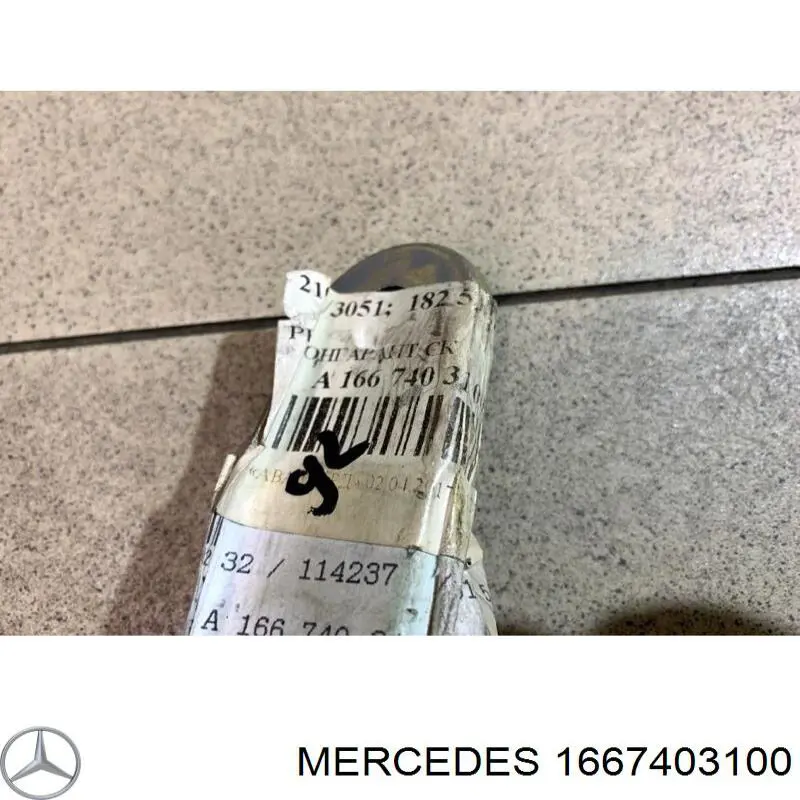 Петля двери задней (багажной 3/5-й) на Mercedes ML/GLE (W166)