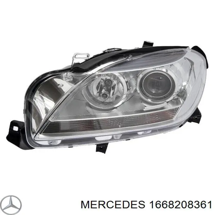 Фара левая 1668208361 Mercedes