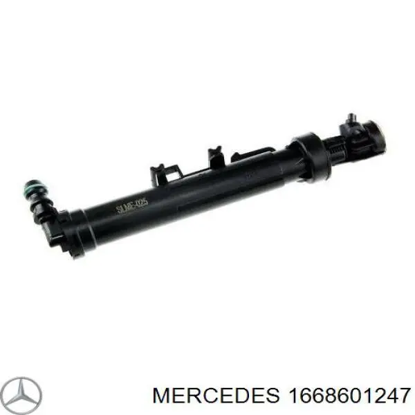 Купить 1668601247 Mercedes Держатель форсунки омывателя фары (подъемный цилиндр)