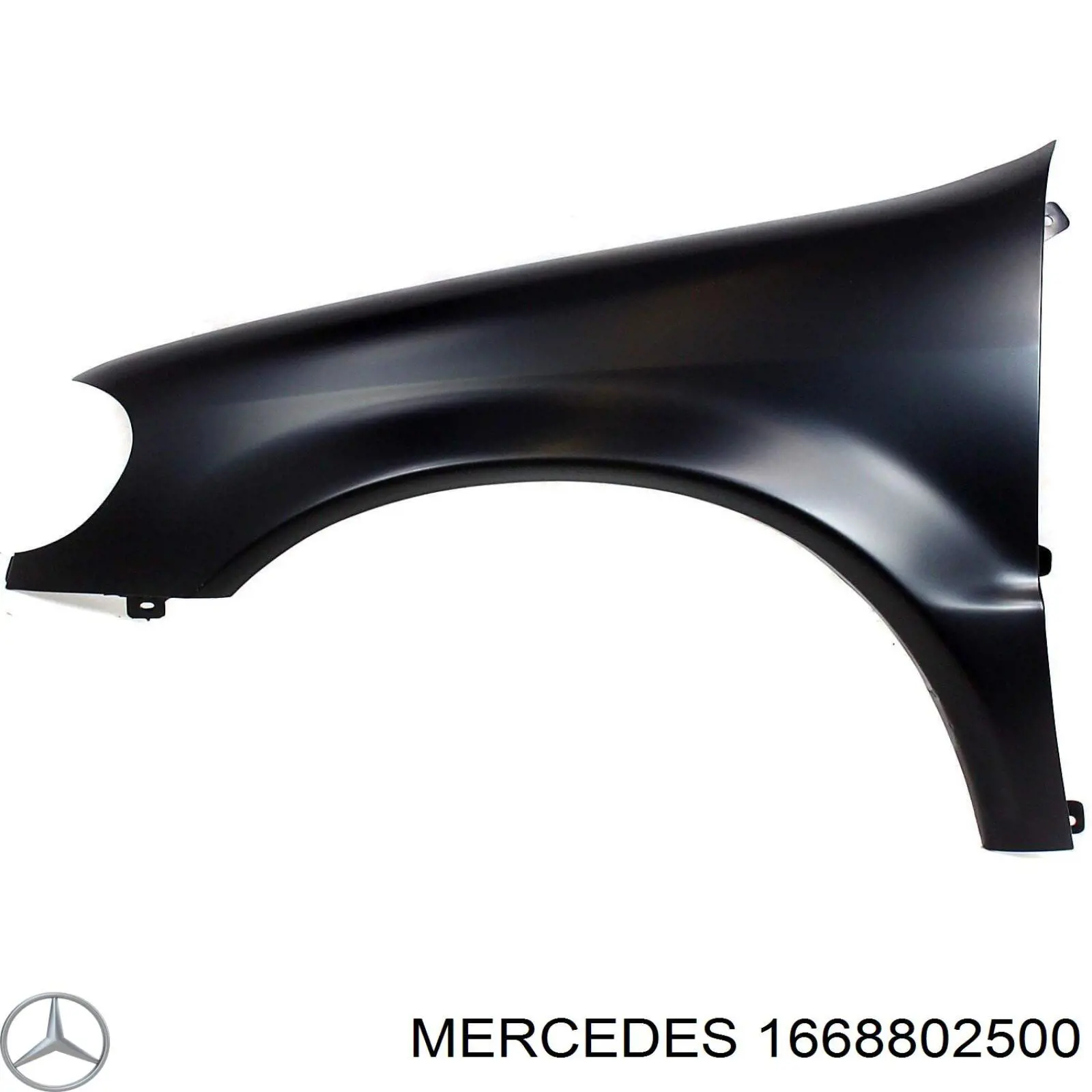 Крыло переднее левое Mercedes 1668802500 цена, от 152.17 USD