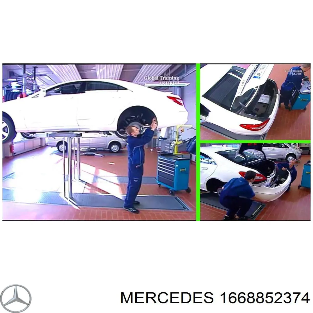 Накладка заднего бампера Mercedes 1668852374 цена, от 80.88 USD