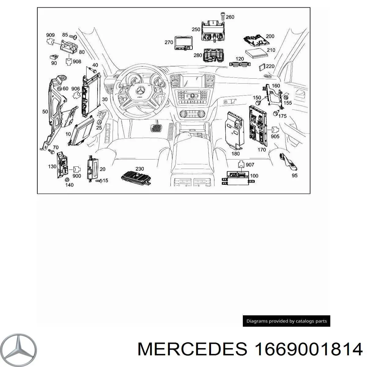  A1669001814 Mercedes