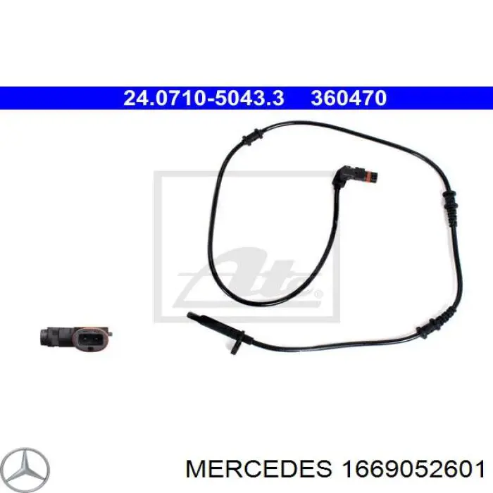 1669052601 Mercedes sensor dianteiro de abs