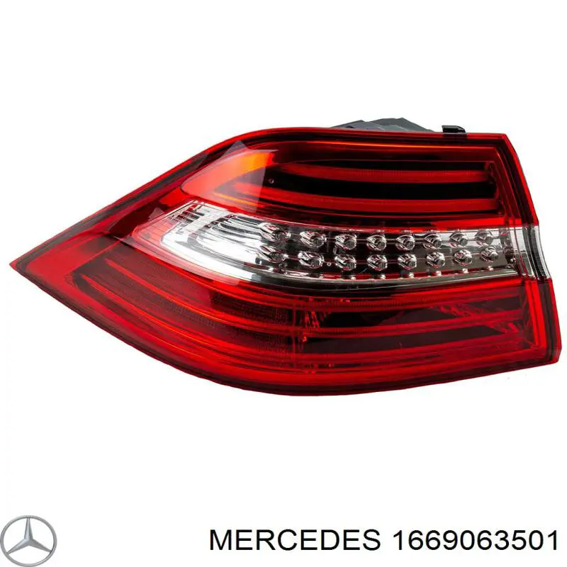 1669063501 Mercedes фонарь задний левый