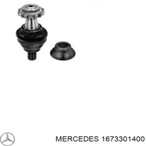 1673301400 Mercedes braço oscilante superior direito de suspensão dianteira