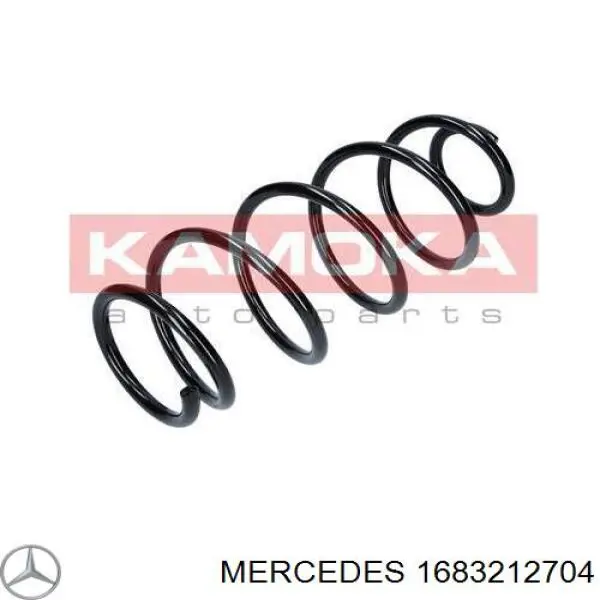 Пружина амортизатора передняя Mercedes 1683212704 цена, от 27.18 USD