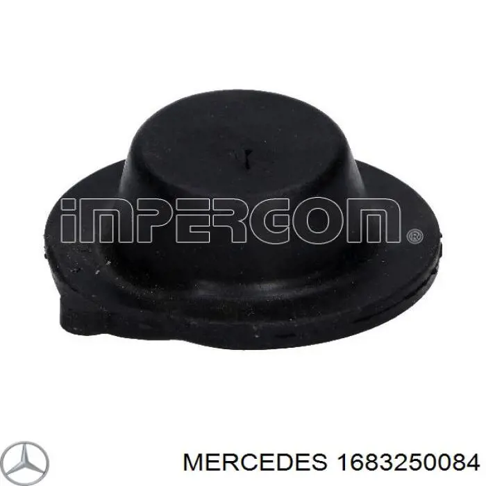 1683250084 Mercedes проставка (резиновое кольцо пружины задней нижняя)