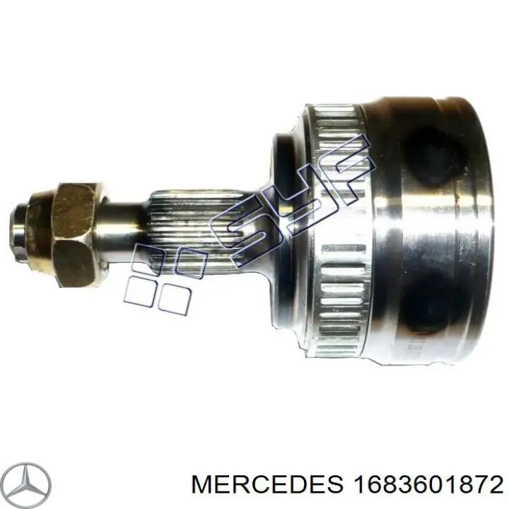 1683601872 Mercedes semieixo (acionador dianteiro esquerdo)