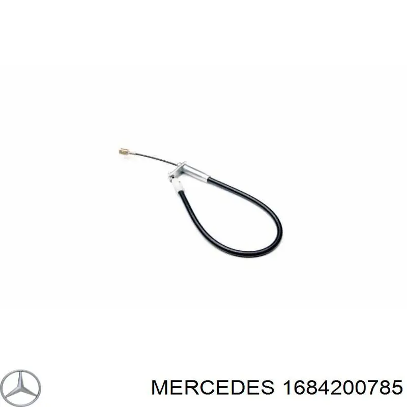 1684200785 Mercedes Трос ручного тормоза задний, правый