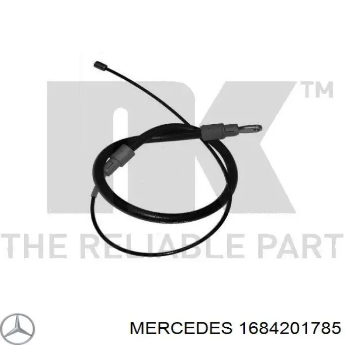 Трос ручного тормоза задний Mercedes 1684201785 цена, от 5.70 USD
