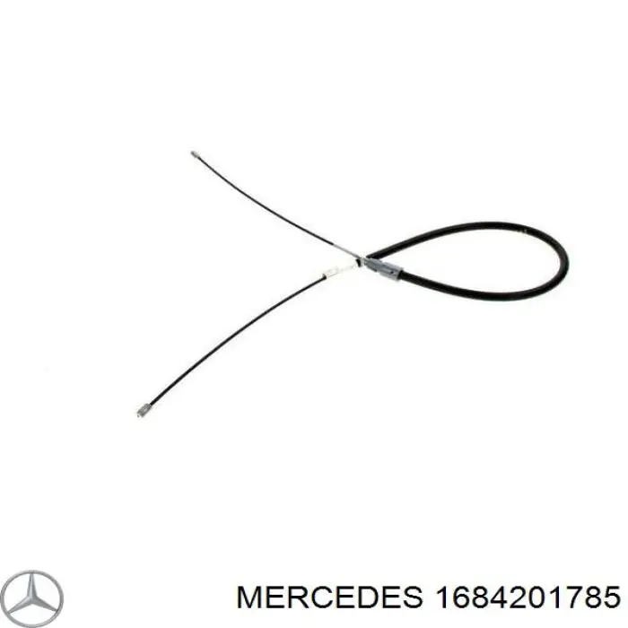 Купить 1684201785 Mercedes Трос стояночного тормоза задний левый