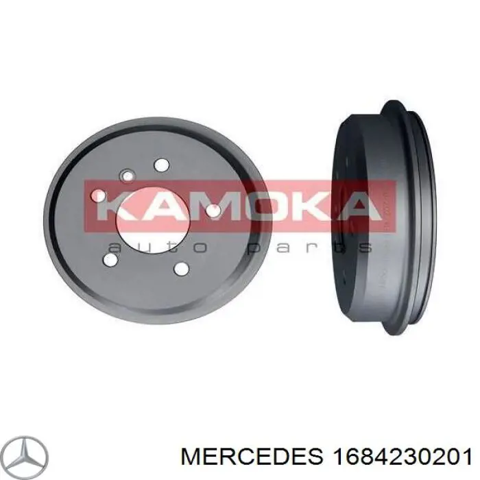 Тормозной барабан 1684230201 Mercedes