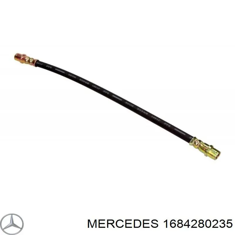 1684280235 Mercedes шланг тормозной задний