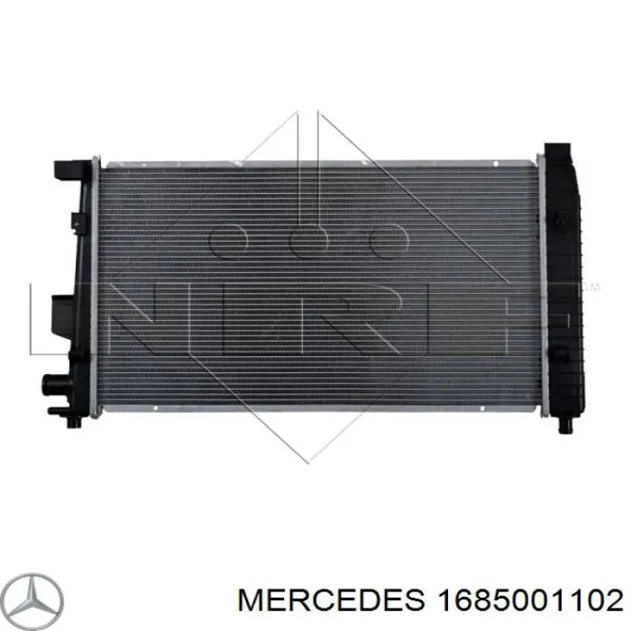 Радиатор 1685001102 Mercedes