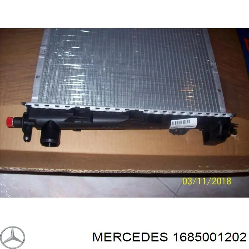 Радиатор 1685001202 Mercedes