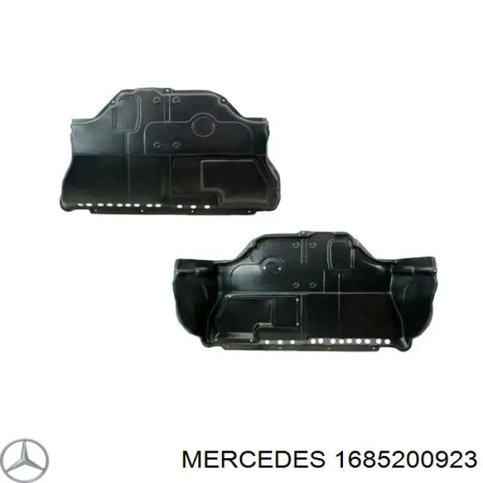 Купить A1685200923 Mercedes Защита двигателя задняя