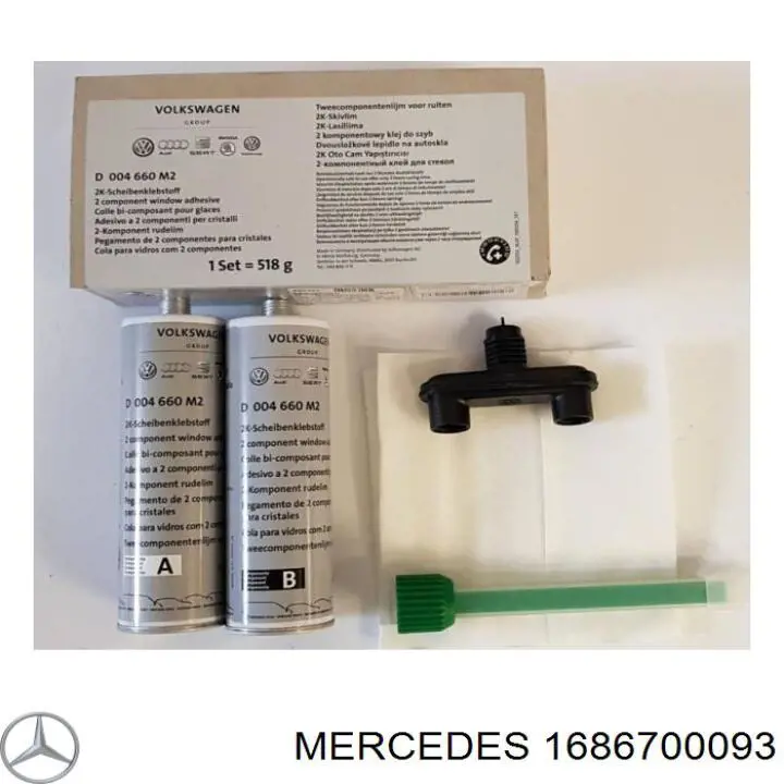 A2086700093 Mercedes Автостекло