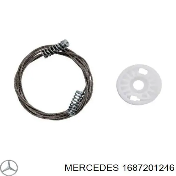 1687201246 Mercedes механизм стеклоподъемника двери передней правой