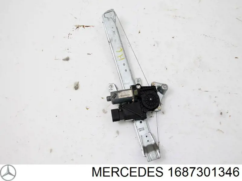 Механизм стеклоподъемника двери задней, левой на Mercedes A (W168)