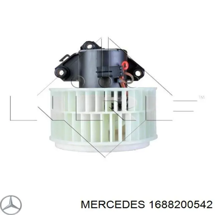 Мотор вентилятора печки (отопителя салона) Mercedes 1688200542 цена, от 38.01 USD