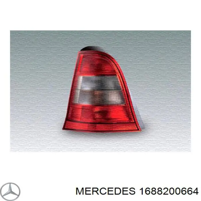 Фонарь задний правый 1688200664 Mercedes