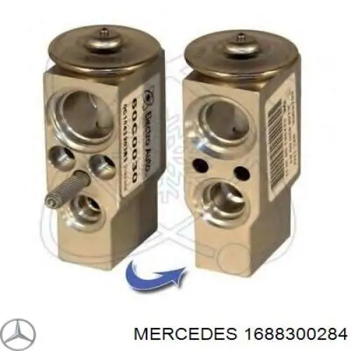 1688300284 Mercedes клапан trv кондиционера