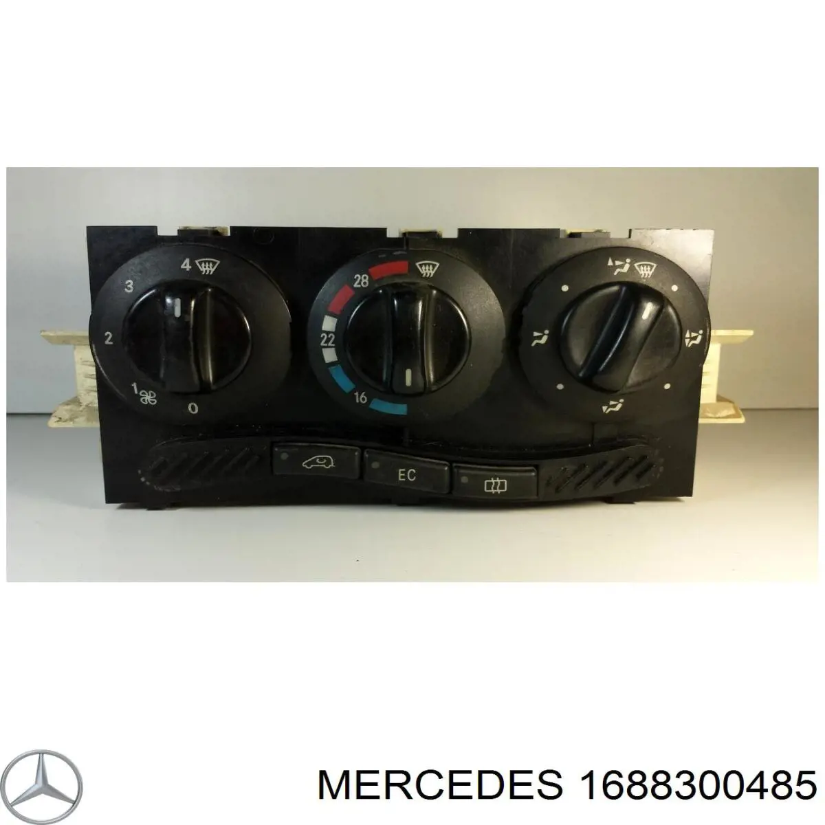 Блок управления печкой на Mercedes A (W168)