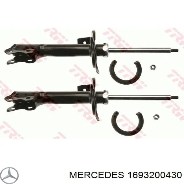 Стойка амортизатора передняя Mercedes 1693200430 цена, от 42.28 USD