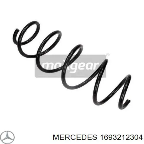 Пружина амортизатора передняя Mercedes 1693212304 цена, от 28.22 USD