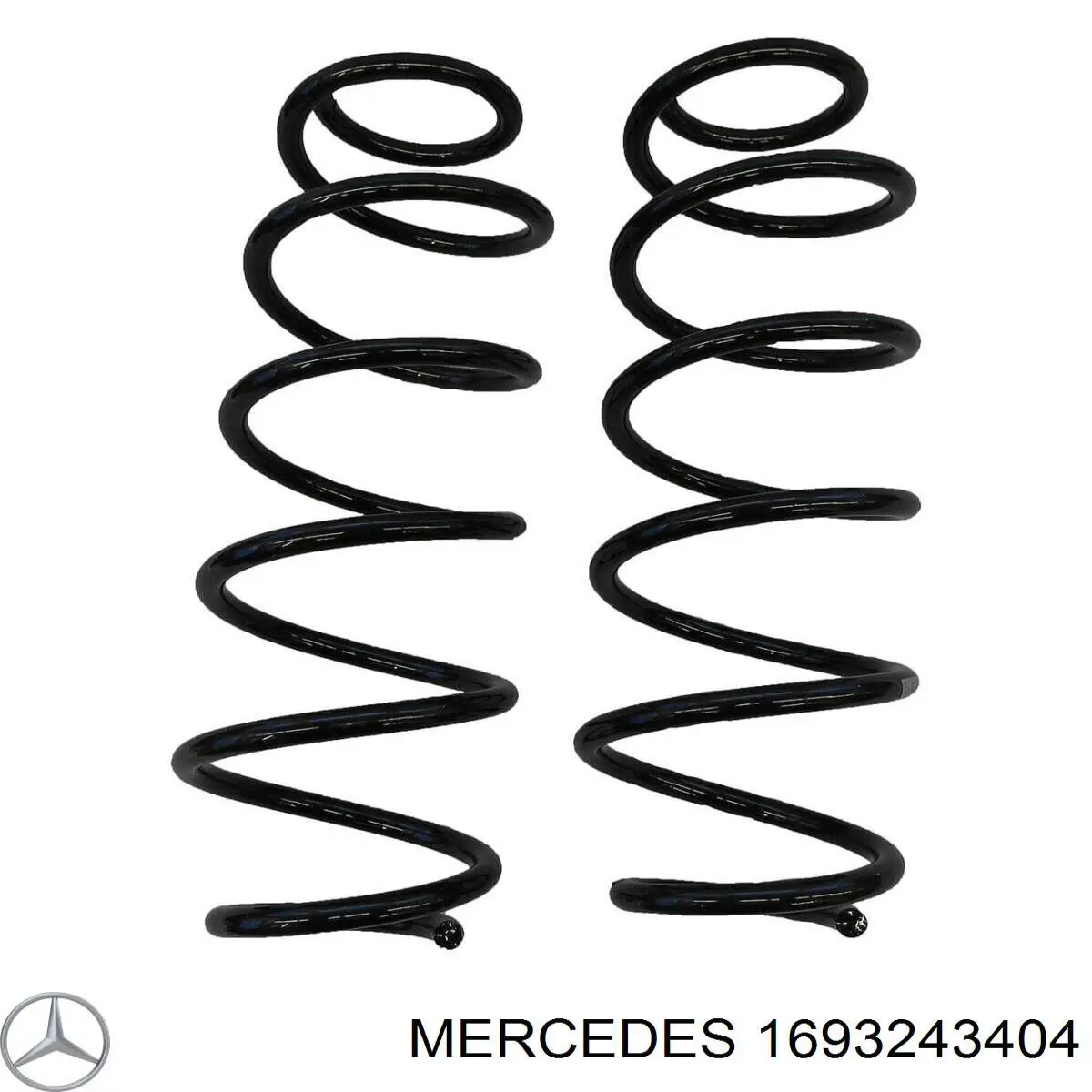 Задняя пружина 1693243404 Mercedes