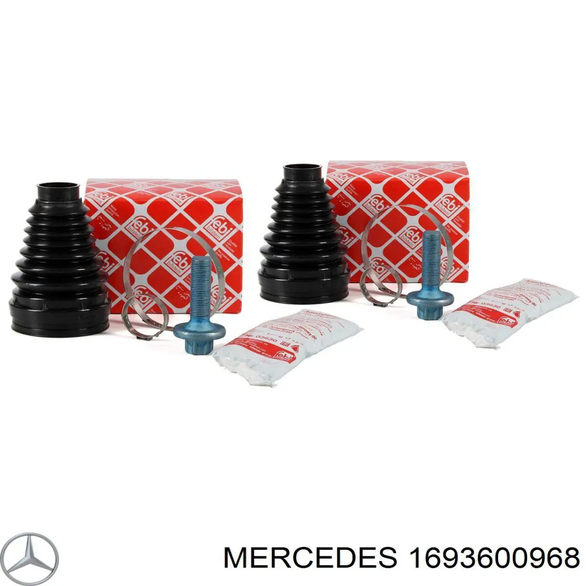 Купить 1693600968 Mercedes Пыльник гранаты внутренний, передней полуоси