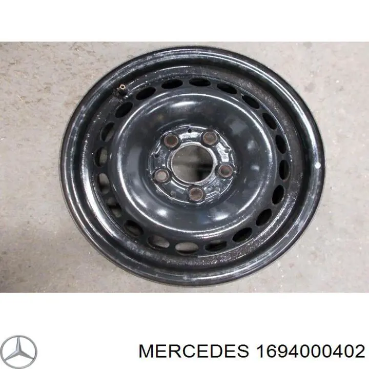 Докатка, аварийное запасное колесо на Mercedes A (W169)